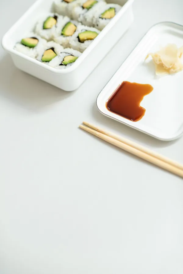 Serve + Store zum Transport und Zubereiten von Sushi