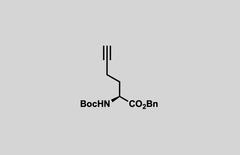 Structure of Benzyl (2S)-2-{[(tert-butoxy)carbonyl]amino}hex-5-ynoate