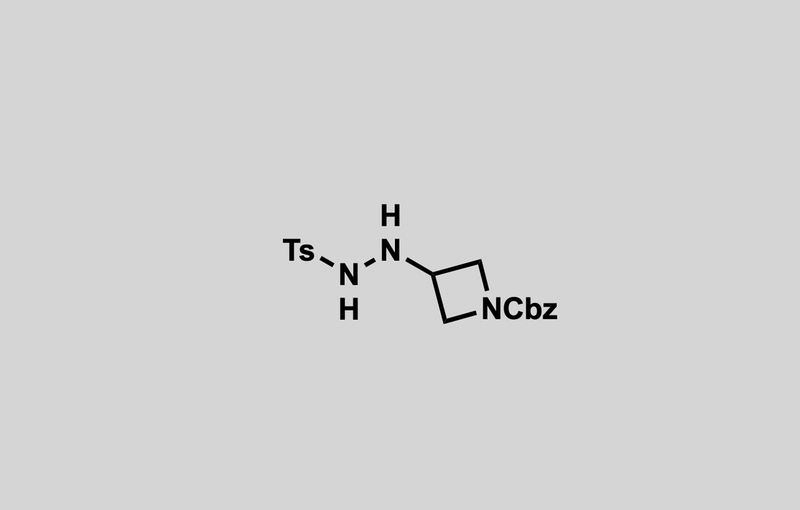 Structure of benzyl 3-(2-tosylhydrazineyl)azetidine-1-carboxylate