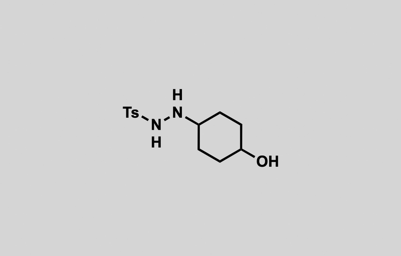 Structure of N'-(4-hydroxycyclohexyl)-4-methylbenzenesulfonohydrazide