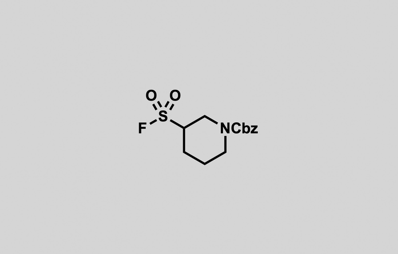 Structure of benzyl 3-(fluorosulfonyl)piperidine-1-carboxylate