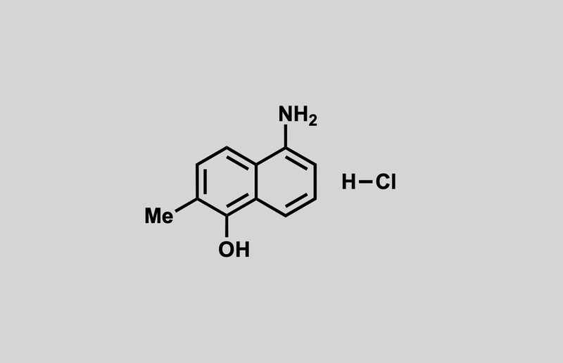Structure of 5-amino-2-methylnaphthalen-1-ol hydrochloride