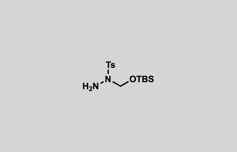 Structure of N-(((tert-butyldimethylsilyl)oxy)methyl)-4-methylbenzenesulfonohydrazide