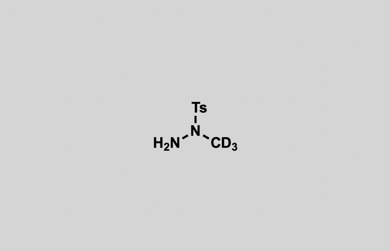 Structure of 4-methyl-N-(methyl-d3)benzenesulfonohydrazide