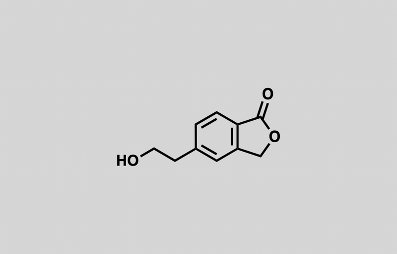 Structure of 5-(2-hydroxyethyl)isobenzofuran-1(3H)-one