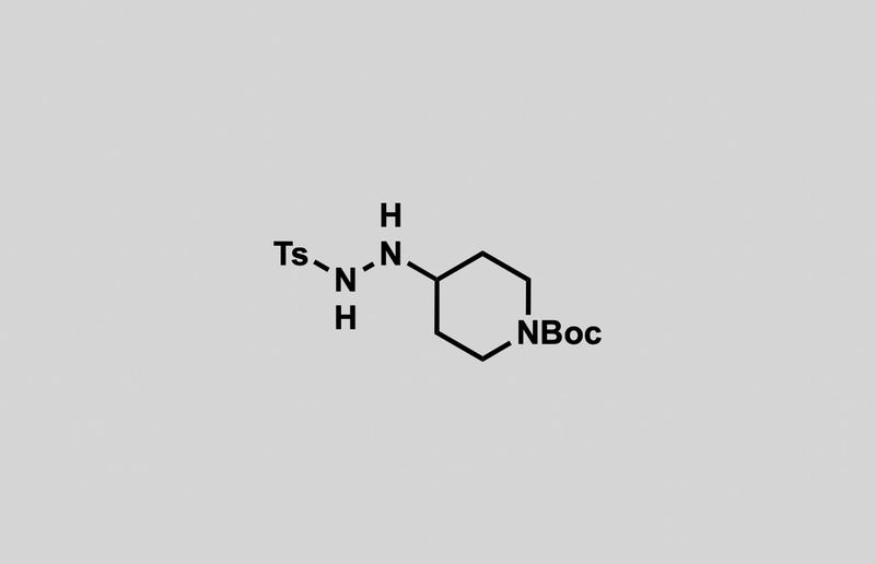 Structure of tert-butyl 4-(2-tosylhydrazineyl)piperidine-1-carboxylate