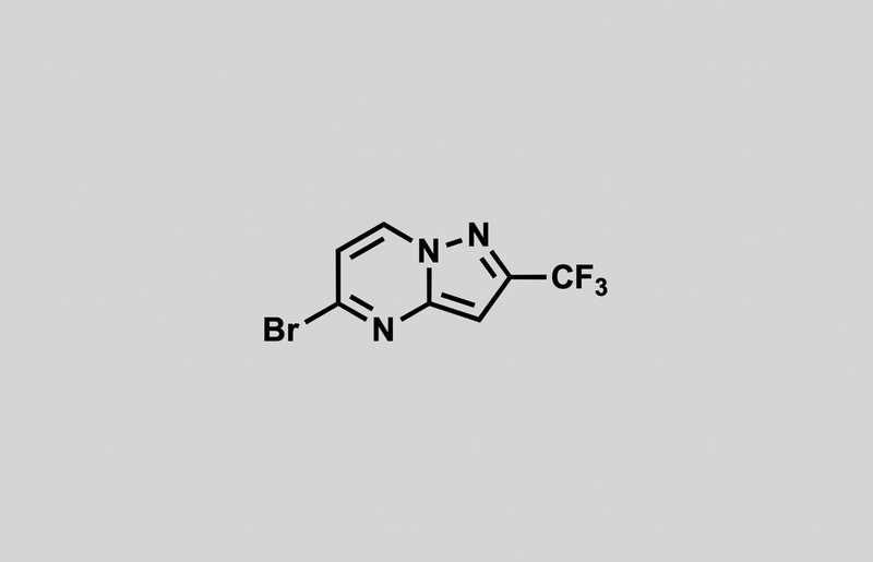 Structure of 5-bromo-2-(trifluoromethyl)pyrazolo[1,5-a]pyrimidine