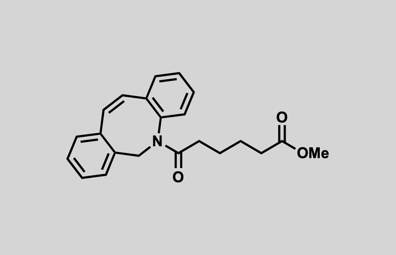 Structure of methyl (Z)-6-(dibenzo[b,f]azocin-5(6H)-yl)-6-oxohexanoate