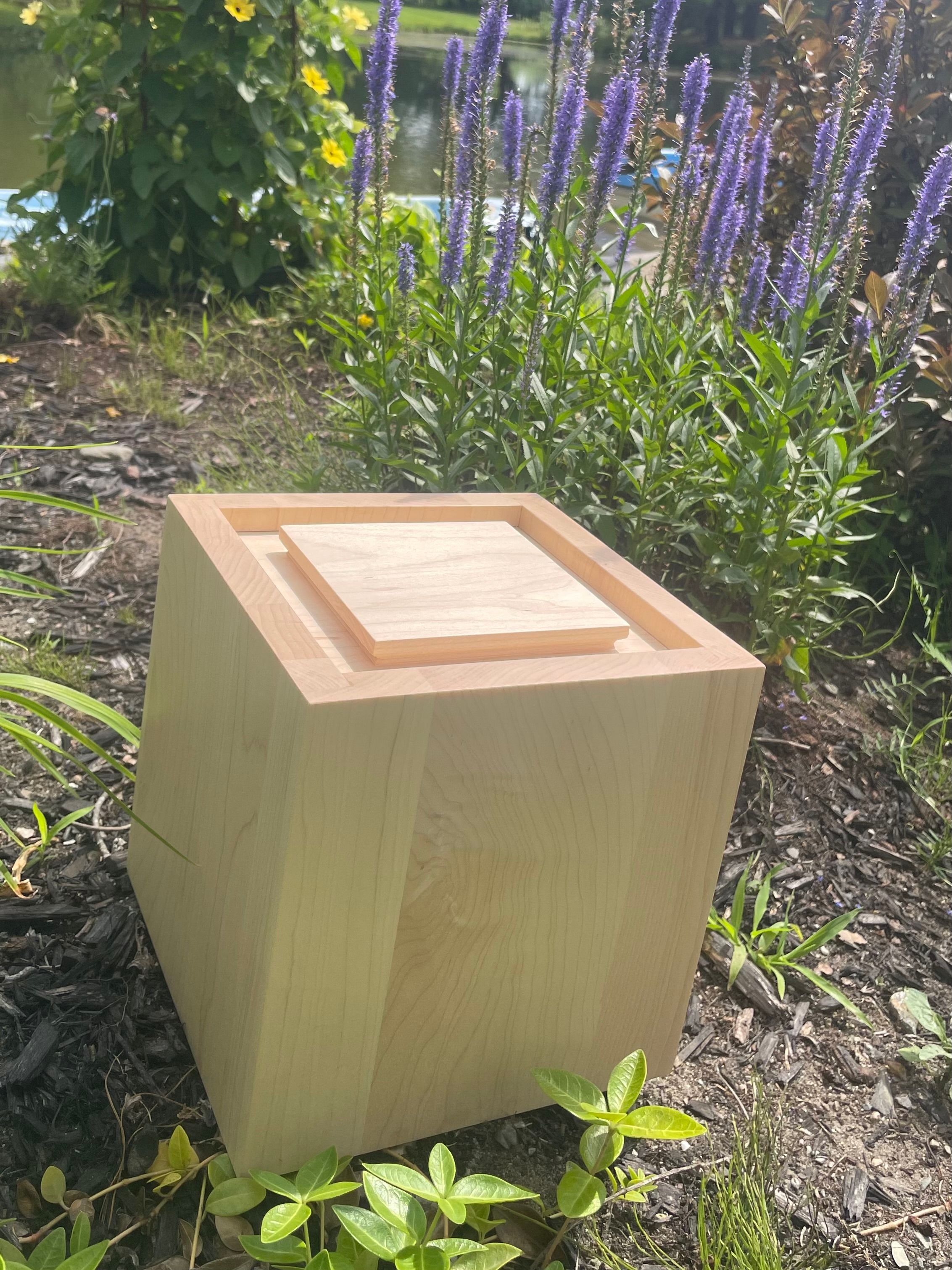 Urne en bois biodégradable, fabrication Québécoise