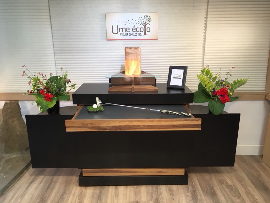 Urne en bois biodégradable, fabrication Québécoise