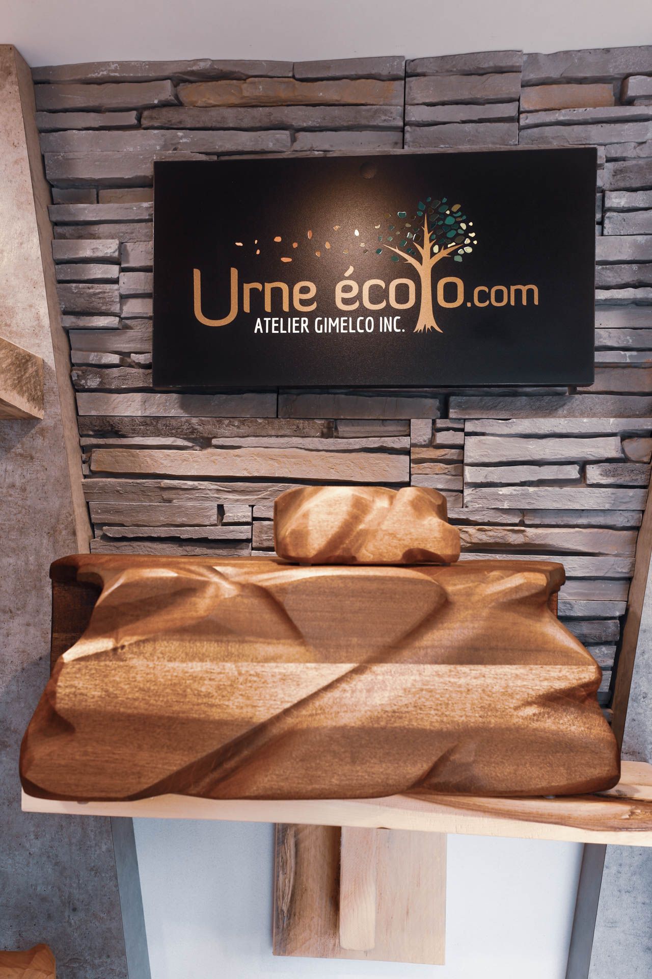Urne en bois biodégradable, fabrication Québécoise