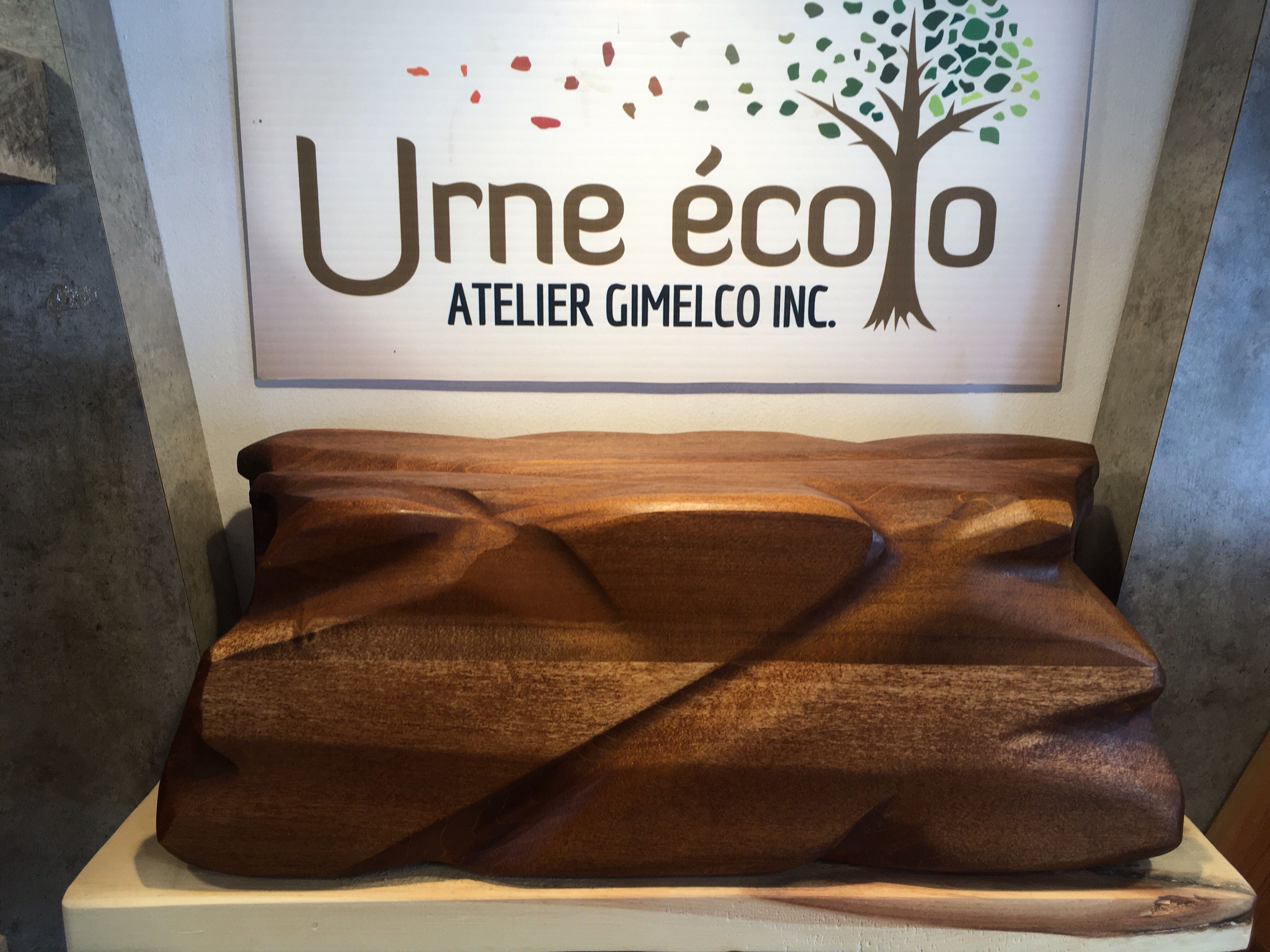 Urne en bois biodégradable, fabrication Québécoise