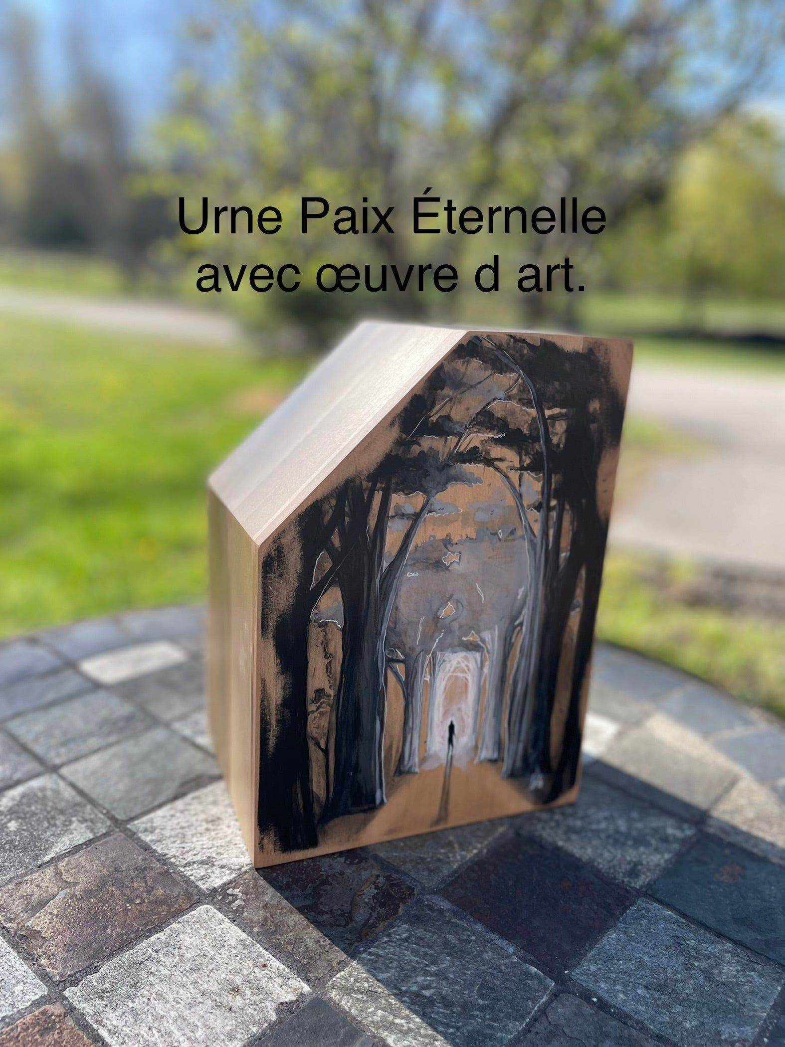 Urne en bois biodégradable, fabrication Québécoise