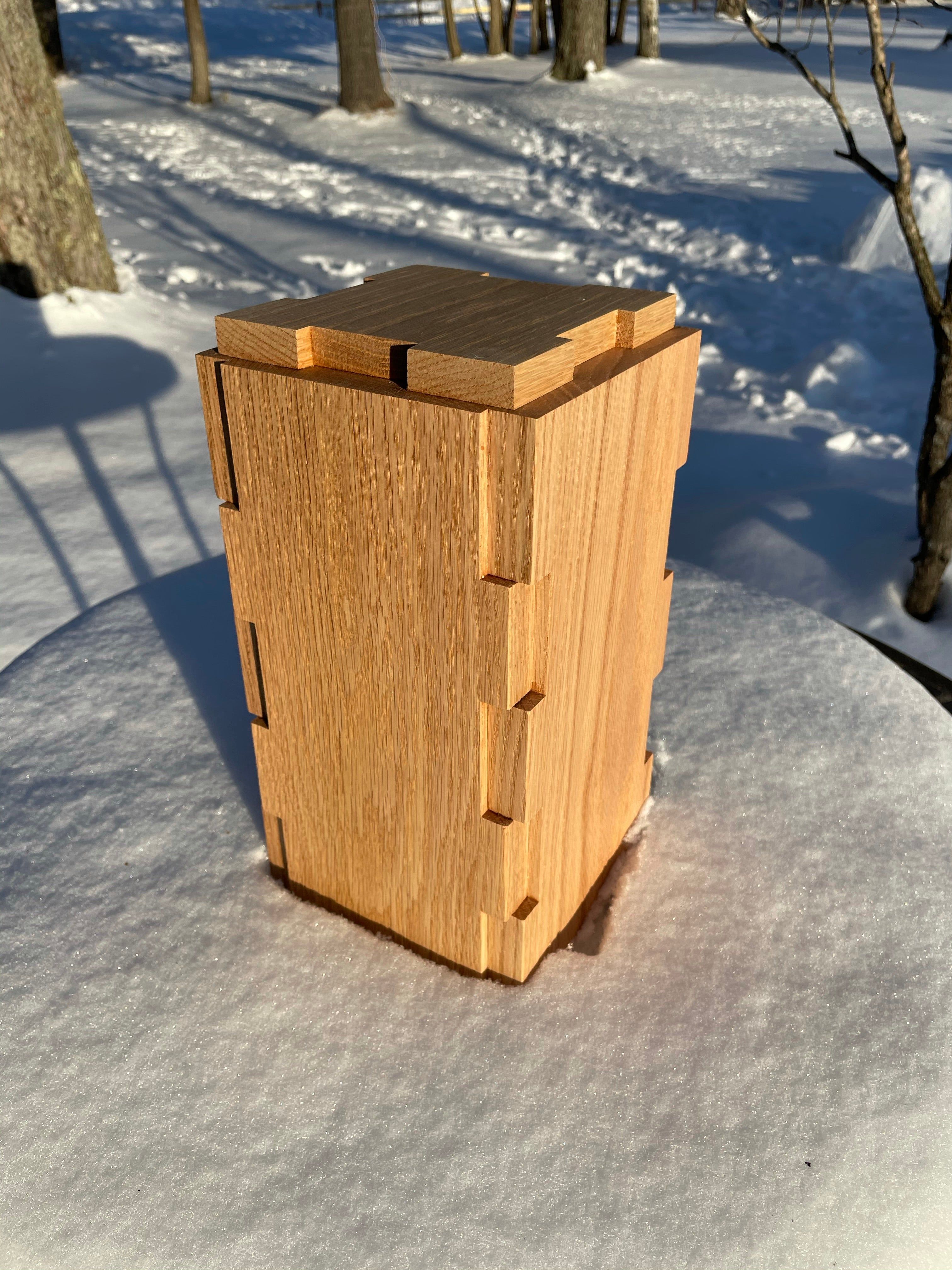 Urne en bois biodégradable, fabrication Québécoise