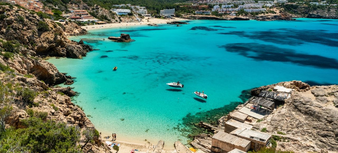Ibiza beach. Cala Tarida beach.