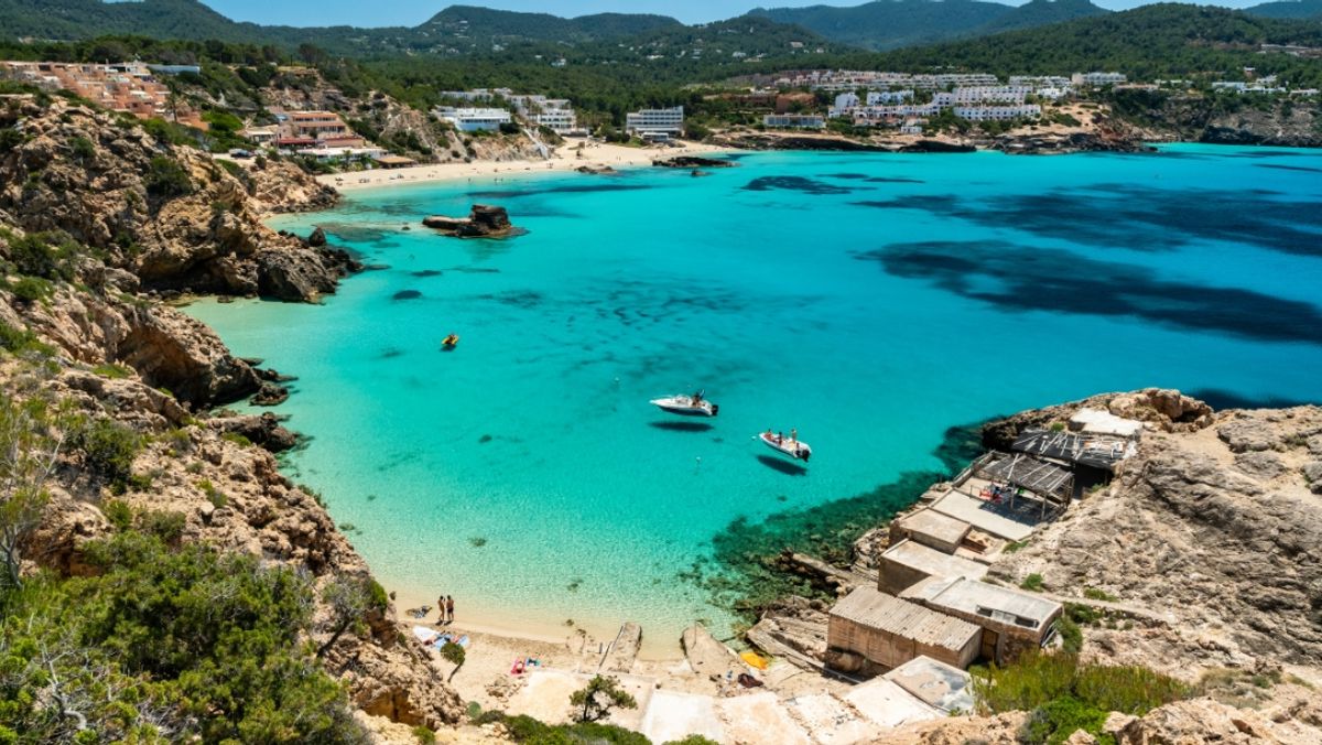 Ibiza beach. Cala Tarida beach.