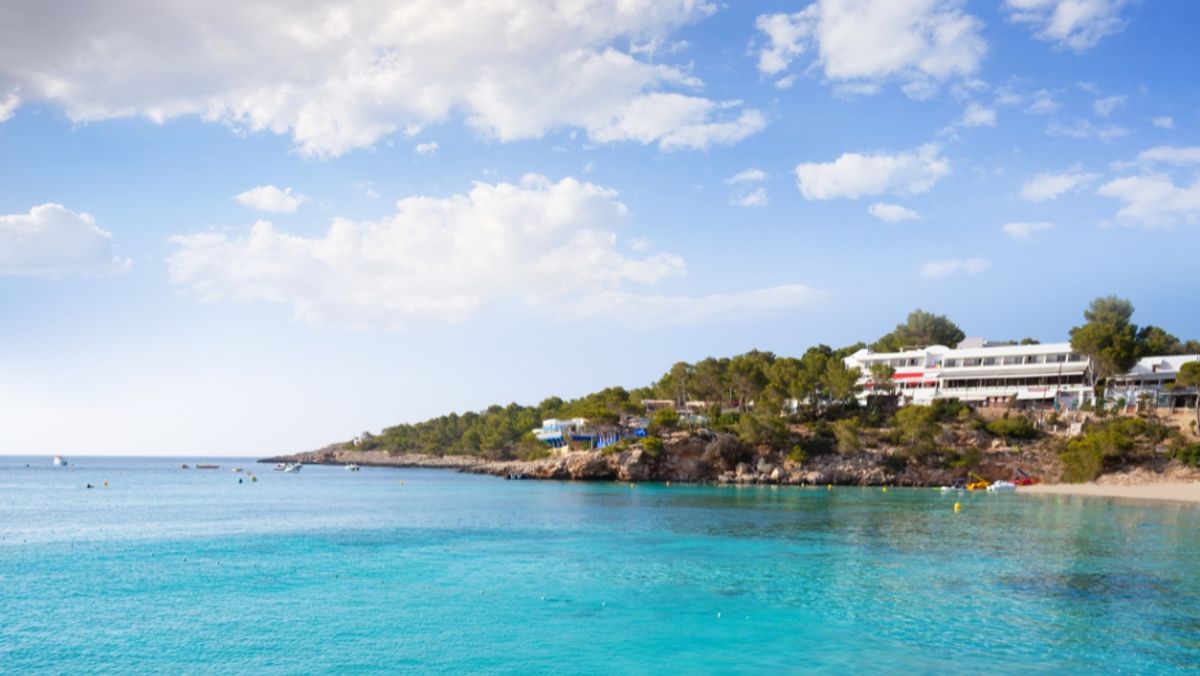 Ibiza Portinatx Arenal Gran Beach in Balearics