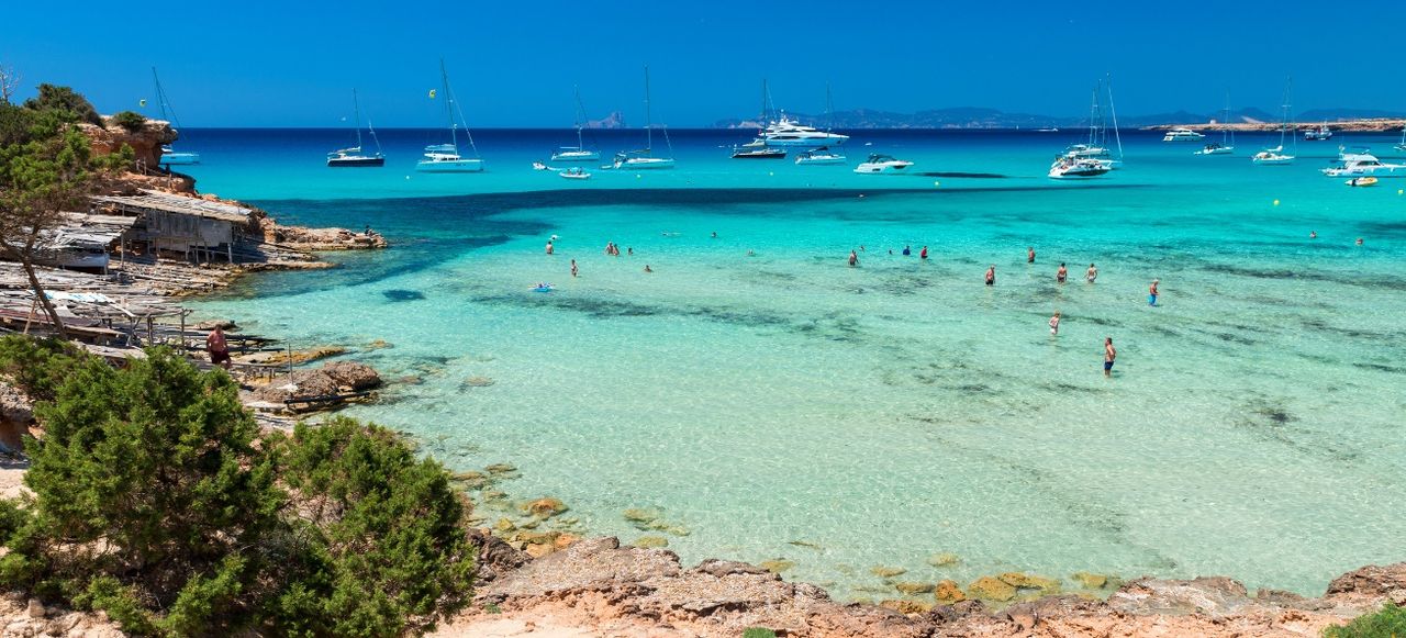 Cala Saona Beach in Formentera
