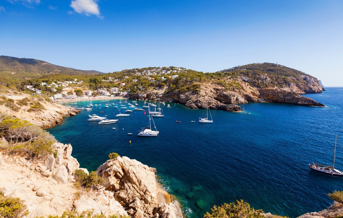 Cala D Hort in Balearic Islands