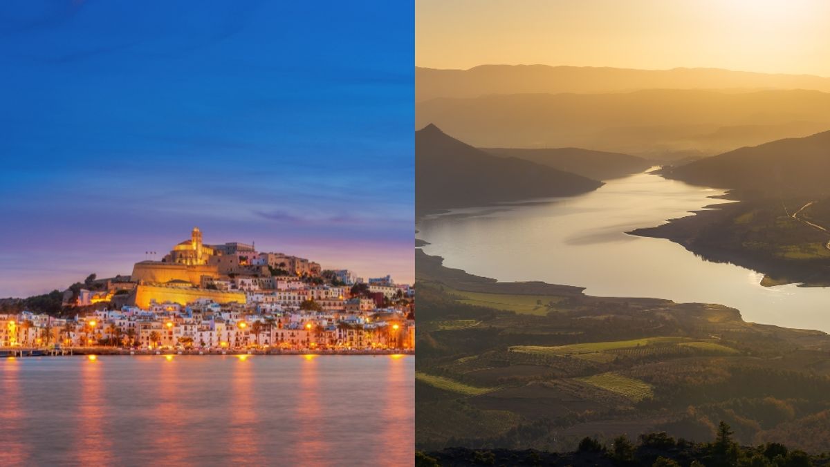 Ibiza Town & Sant Antoni, side by side