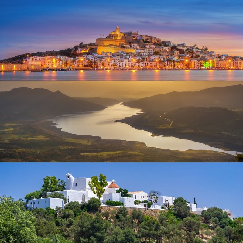 Ibiza Town, Sant Antoni and Santa Eulària