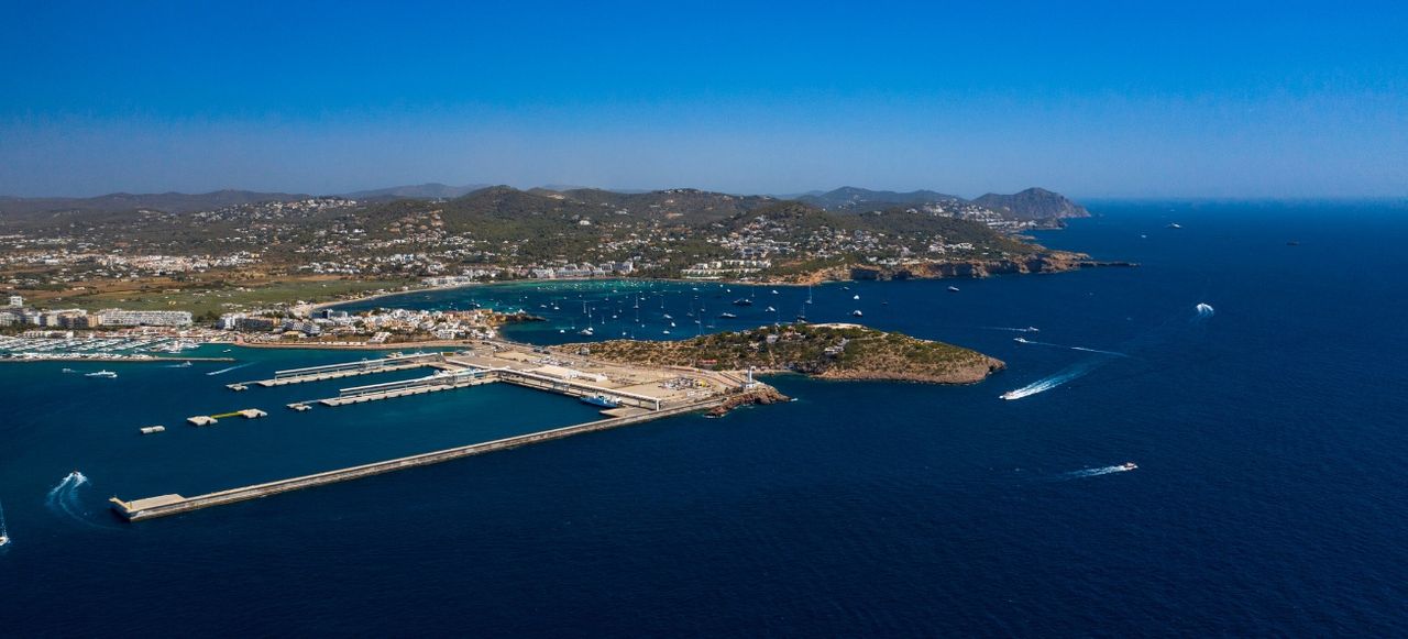 Botafoch and Talamanca aerial view