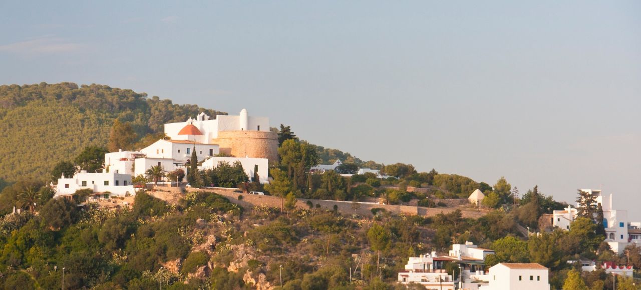 Santa Eularia Church In Ibiza, Spain