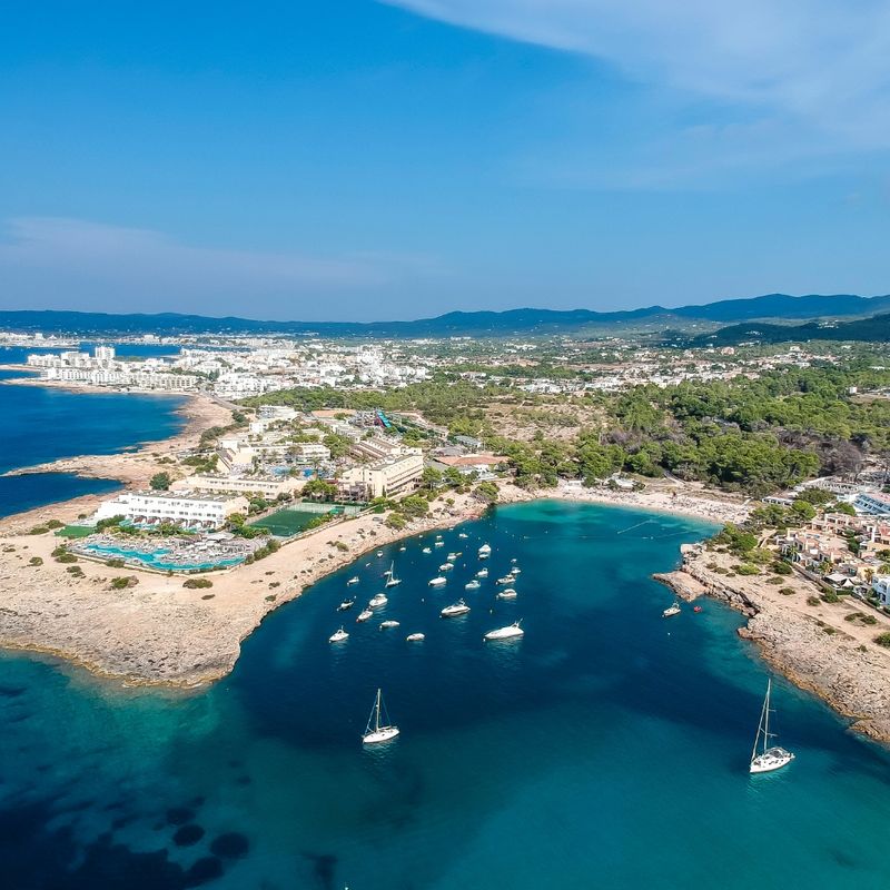 Port of Torrent beach, Ibiza.