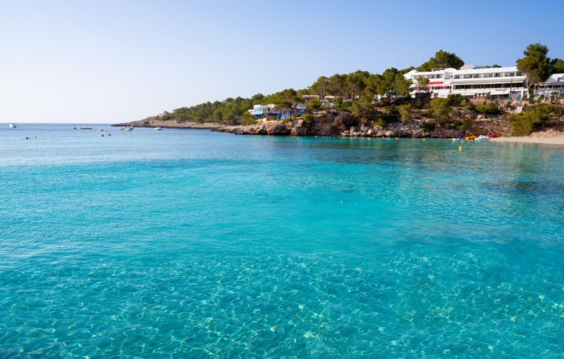 Ibiza Portinatx Arenal Gran Beach in Balearics