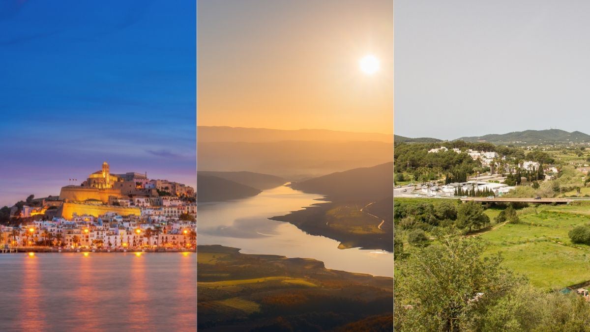 Ibiza Town, Sant Antoni and Santa Eulària