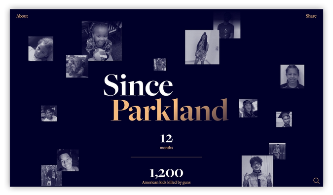 Home page of sinceparkland.org