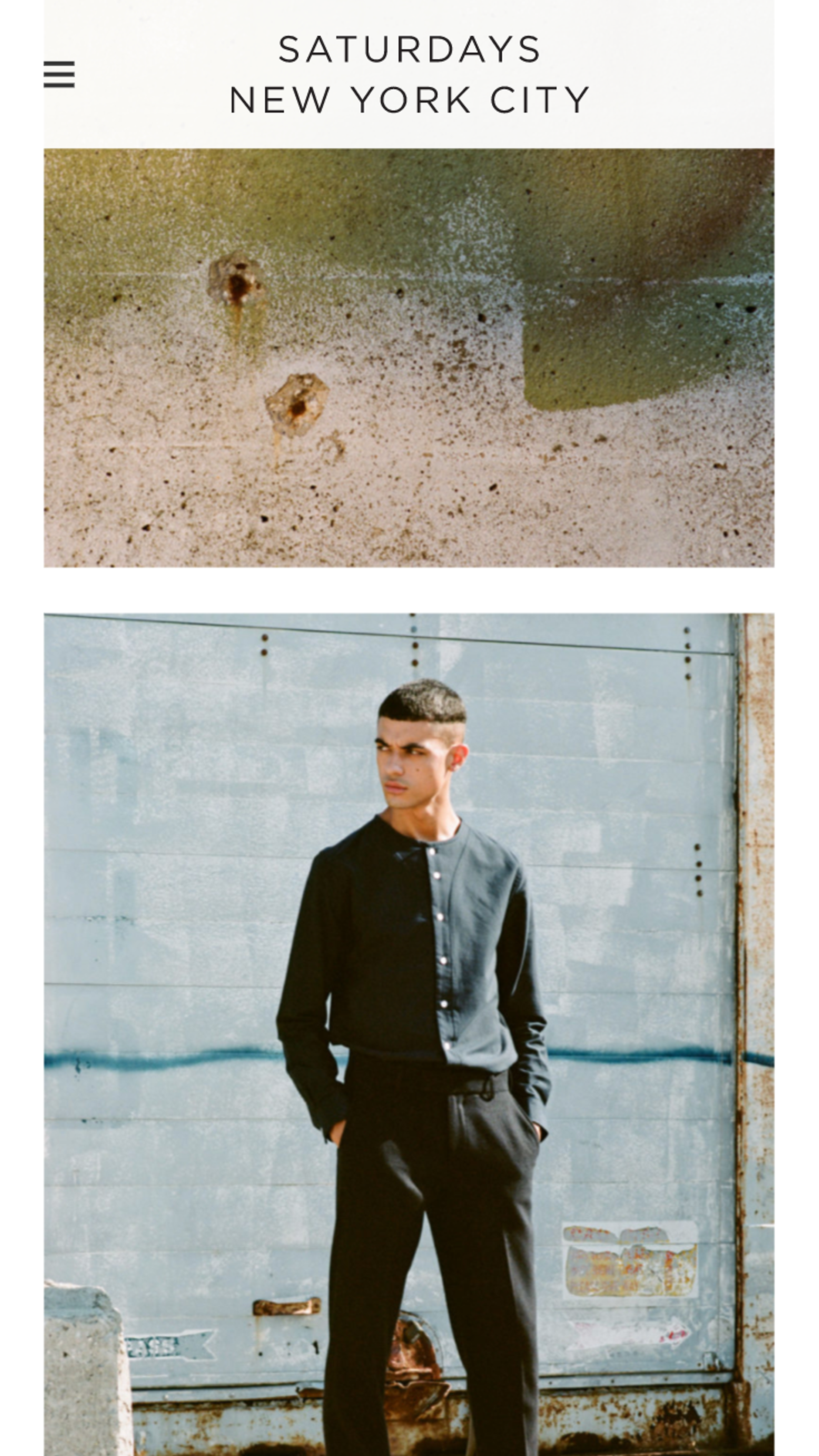 Mobile screenshot of Saturdays NYC's blog page