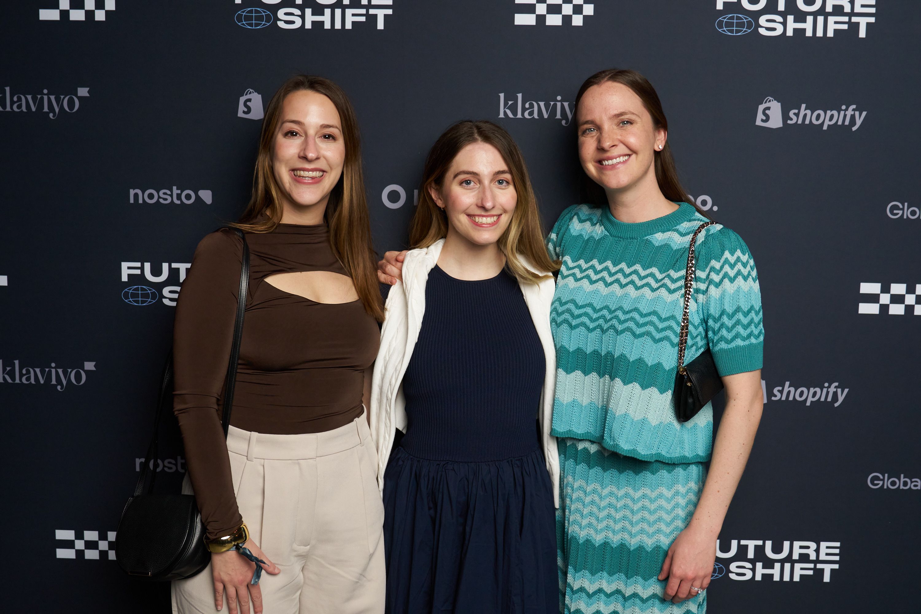 Guests in front of our step & repeat