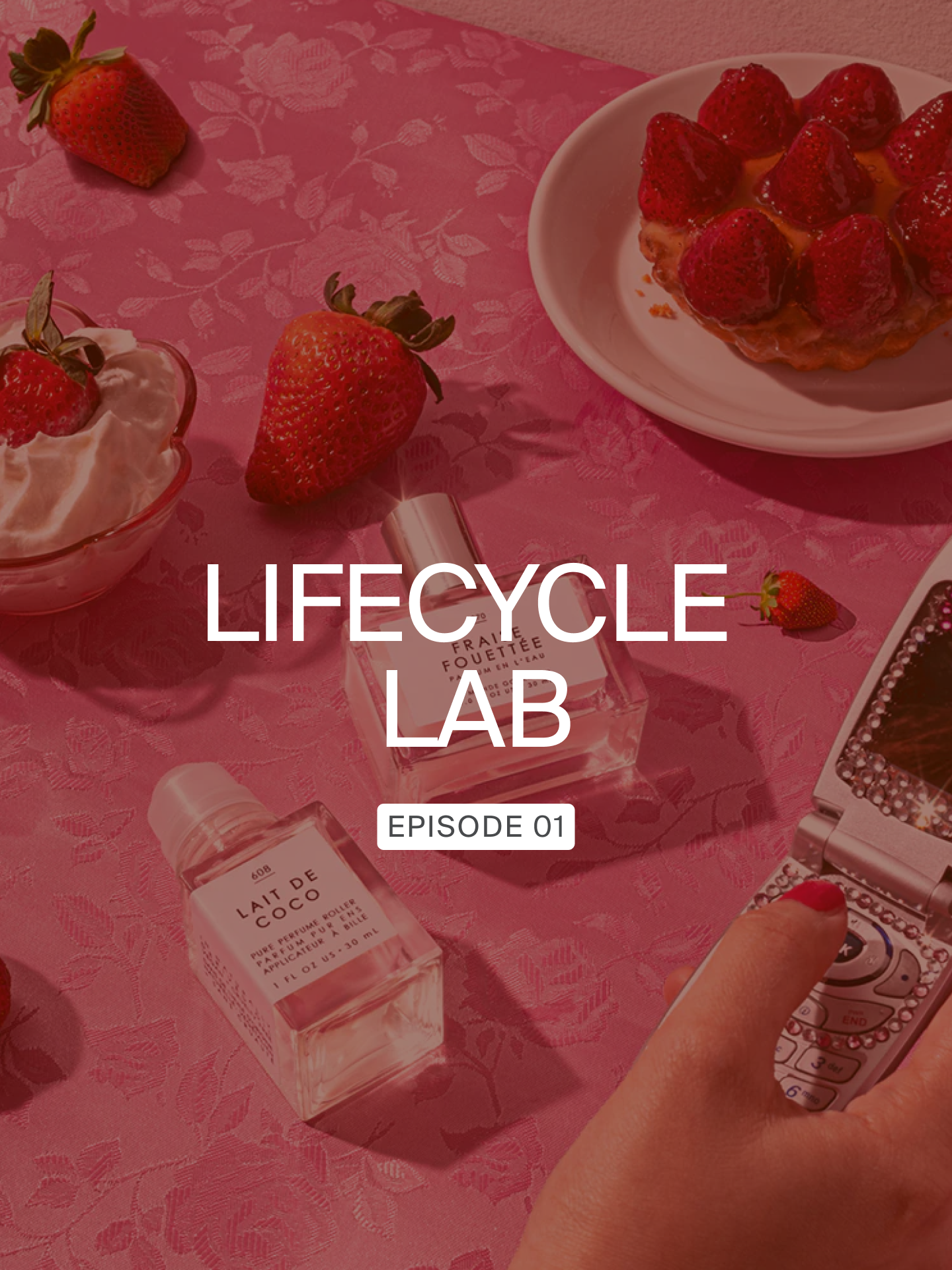 Le Monde Gourmand editorial image with the text Lifecycle Lab Episode 1 overlaid