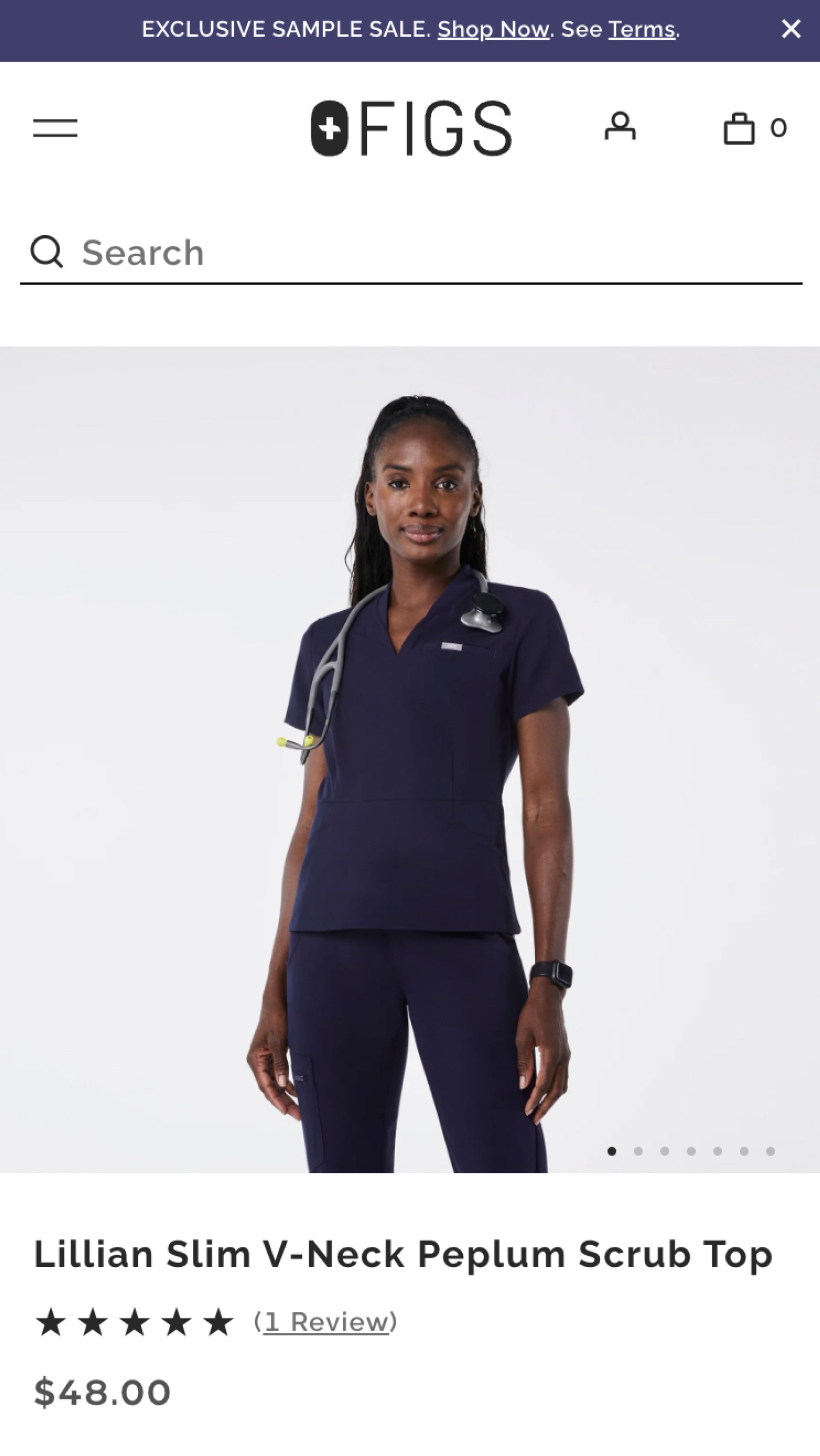 Figs Product Detail Page