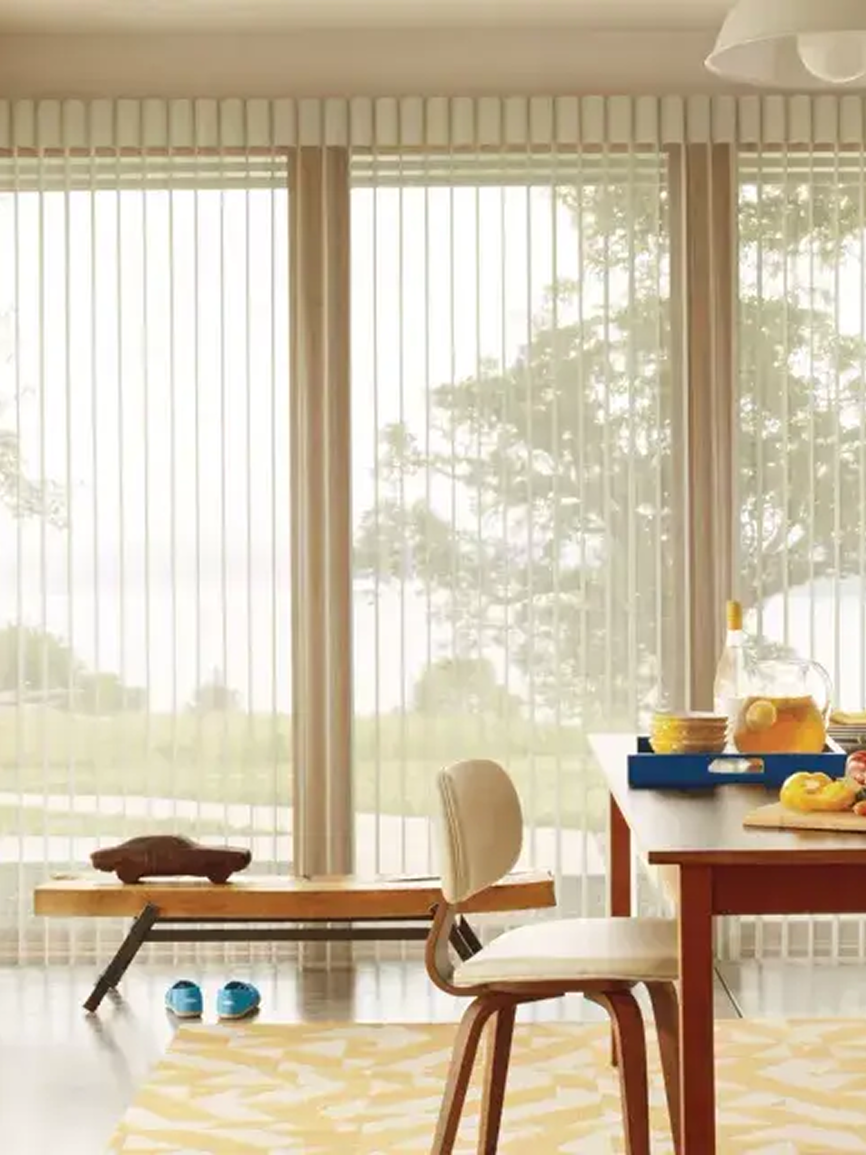 Vertical blinds by daylight - from Hunter Douglas