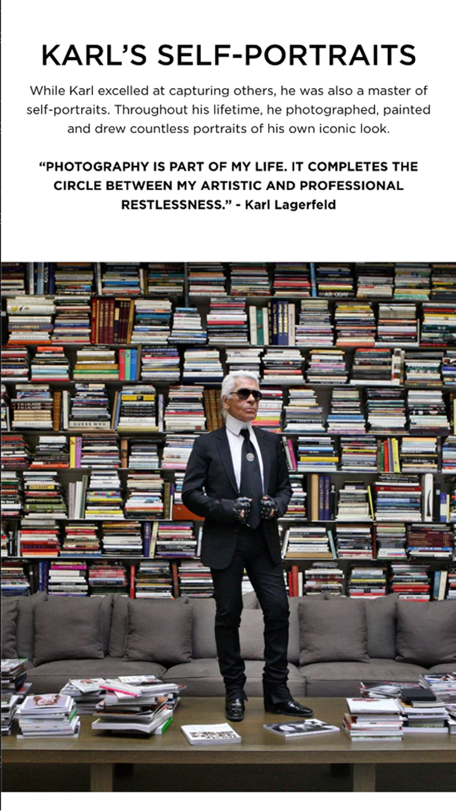 Mobile screenshot of Karl L 'self-portrait' page