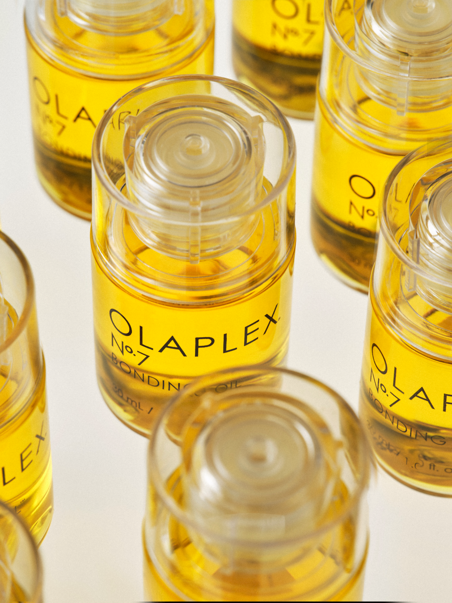 Olaplex hair oil bottles