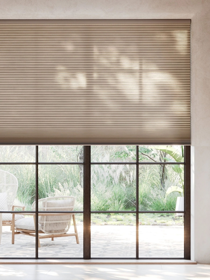 Beige shades Hunter Douglas