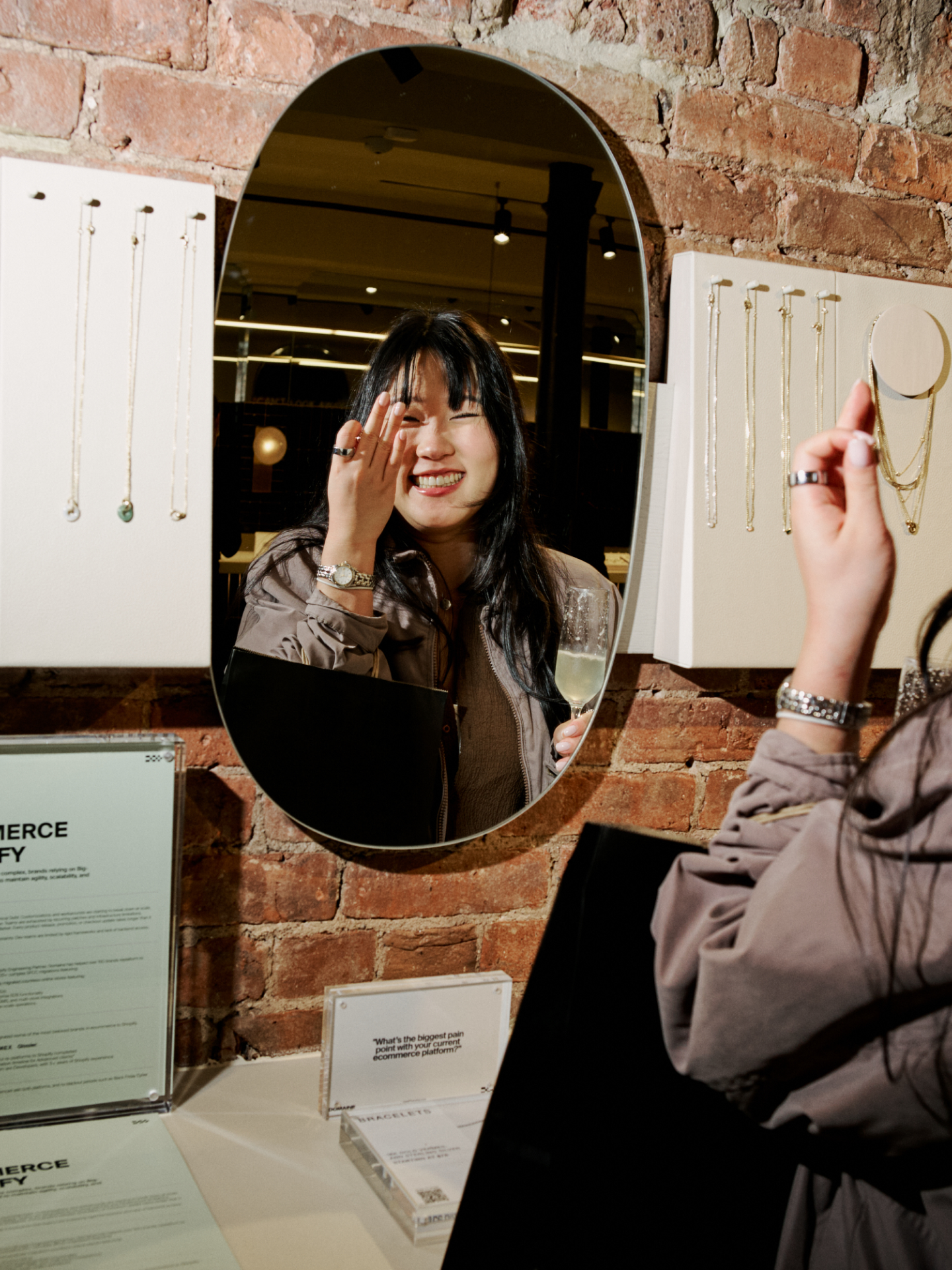 Guest at Mejuri Sip & Shop