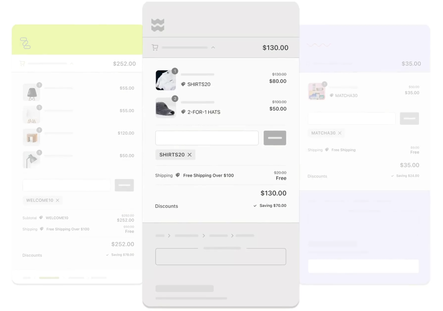 Screenshot of Shopify's checkout showing Order Summary