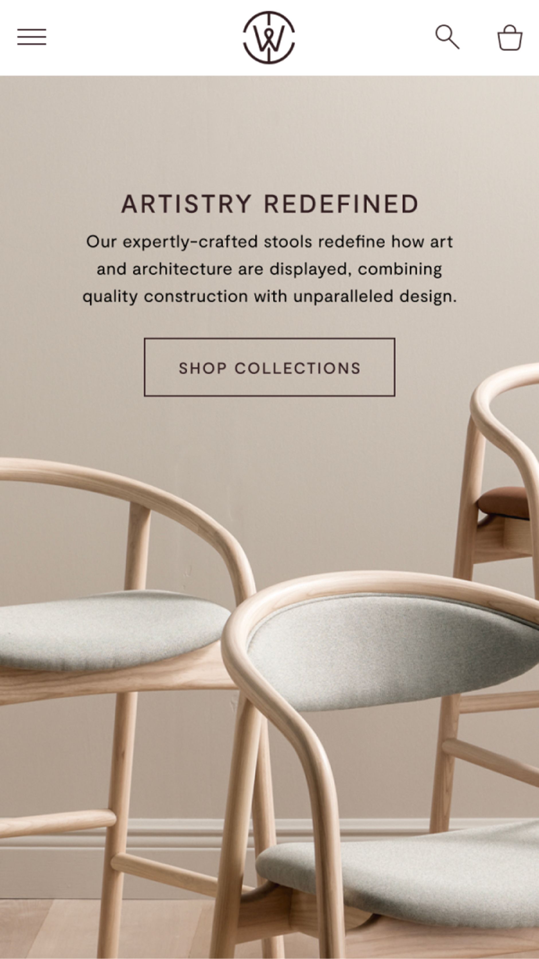 Industry West collection feature section