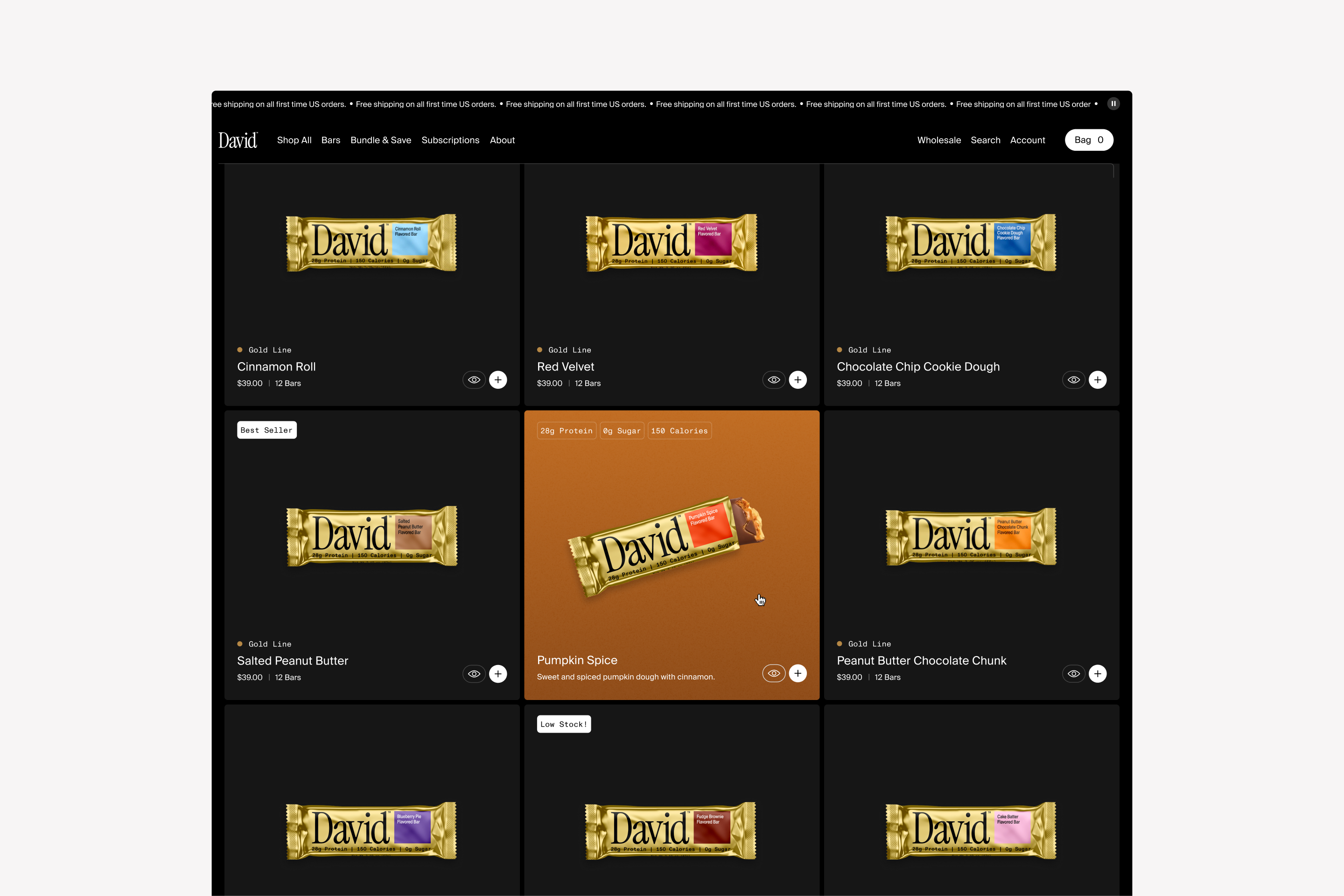 David Protein PLP page