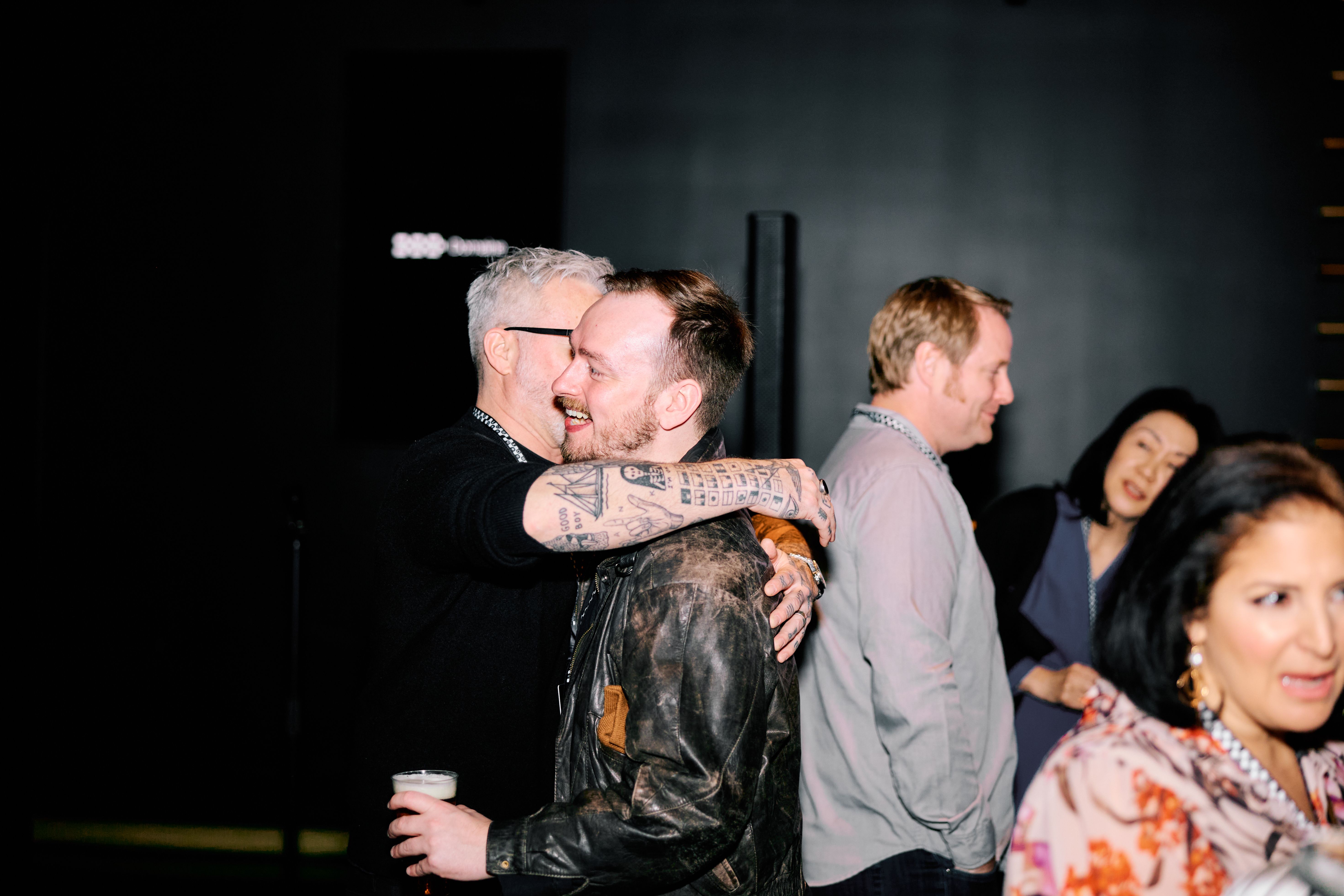 Marko and Trey at the event in the Theory Lounge at the Las Vegas Sphere