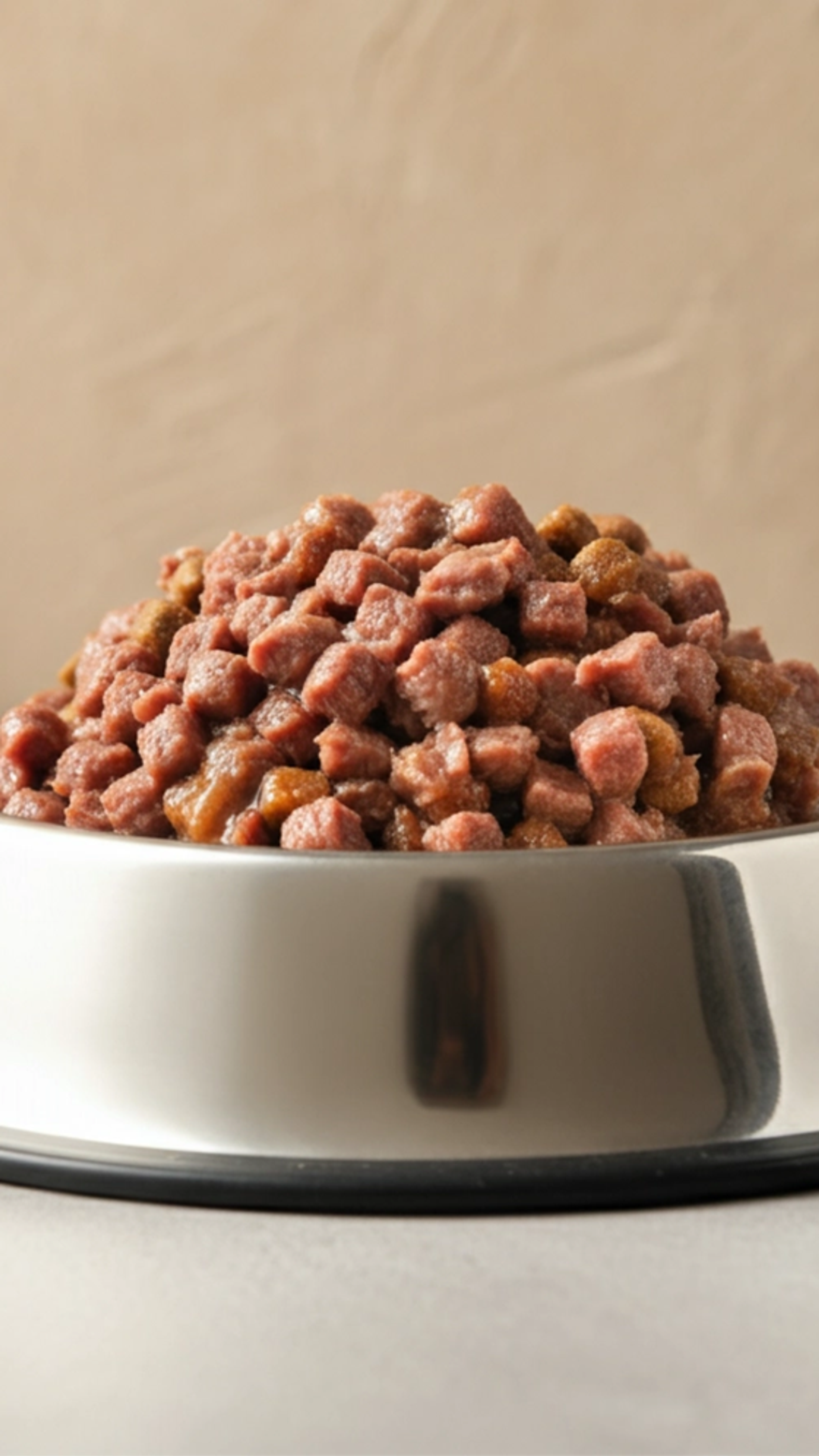 Big bowl of dog food