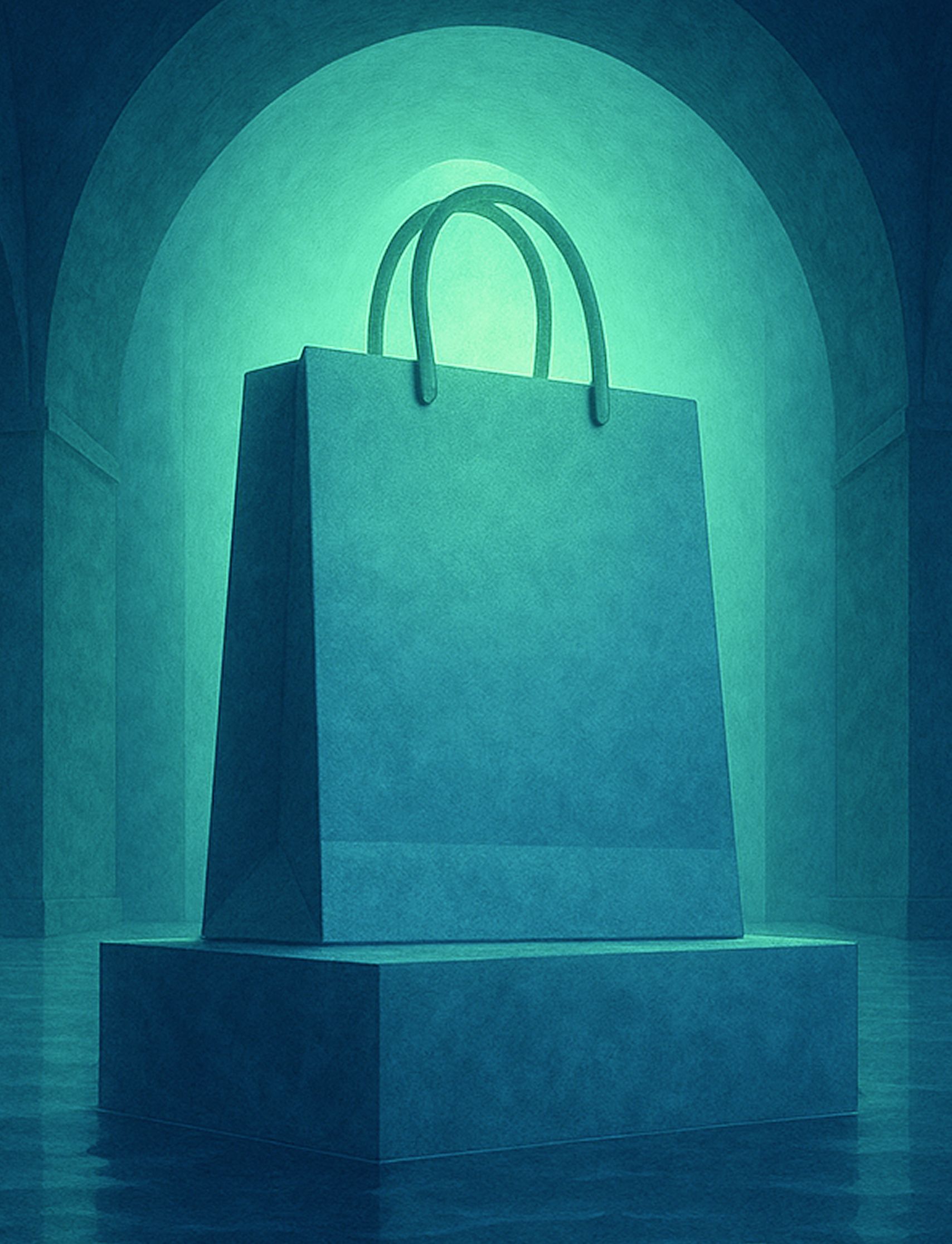Abstract Shopping Bag