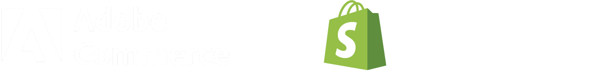 Adobe Commerce to Shopify logo