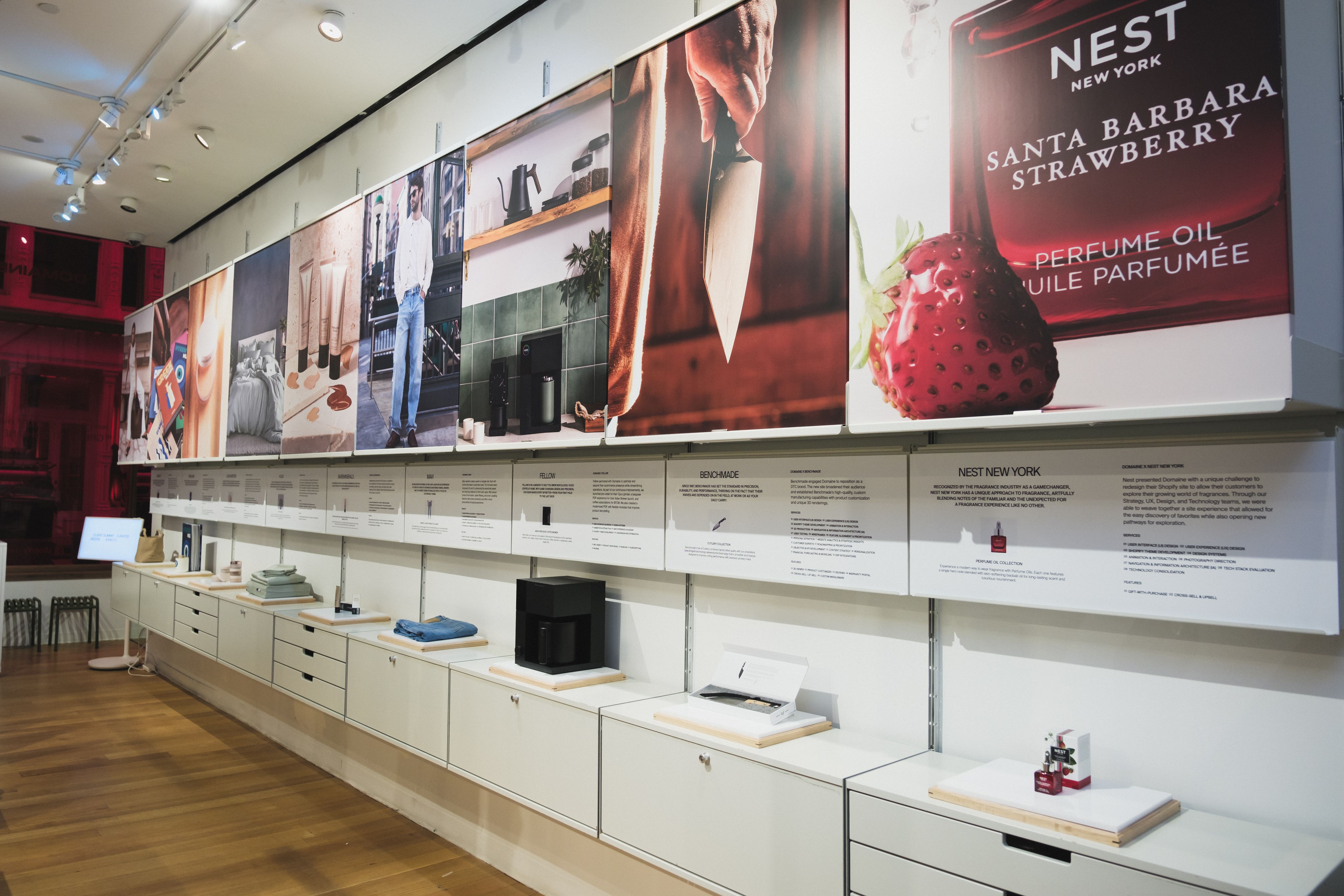 Curated brand exhibition