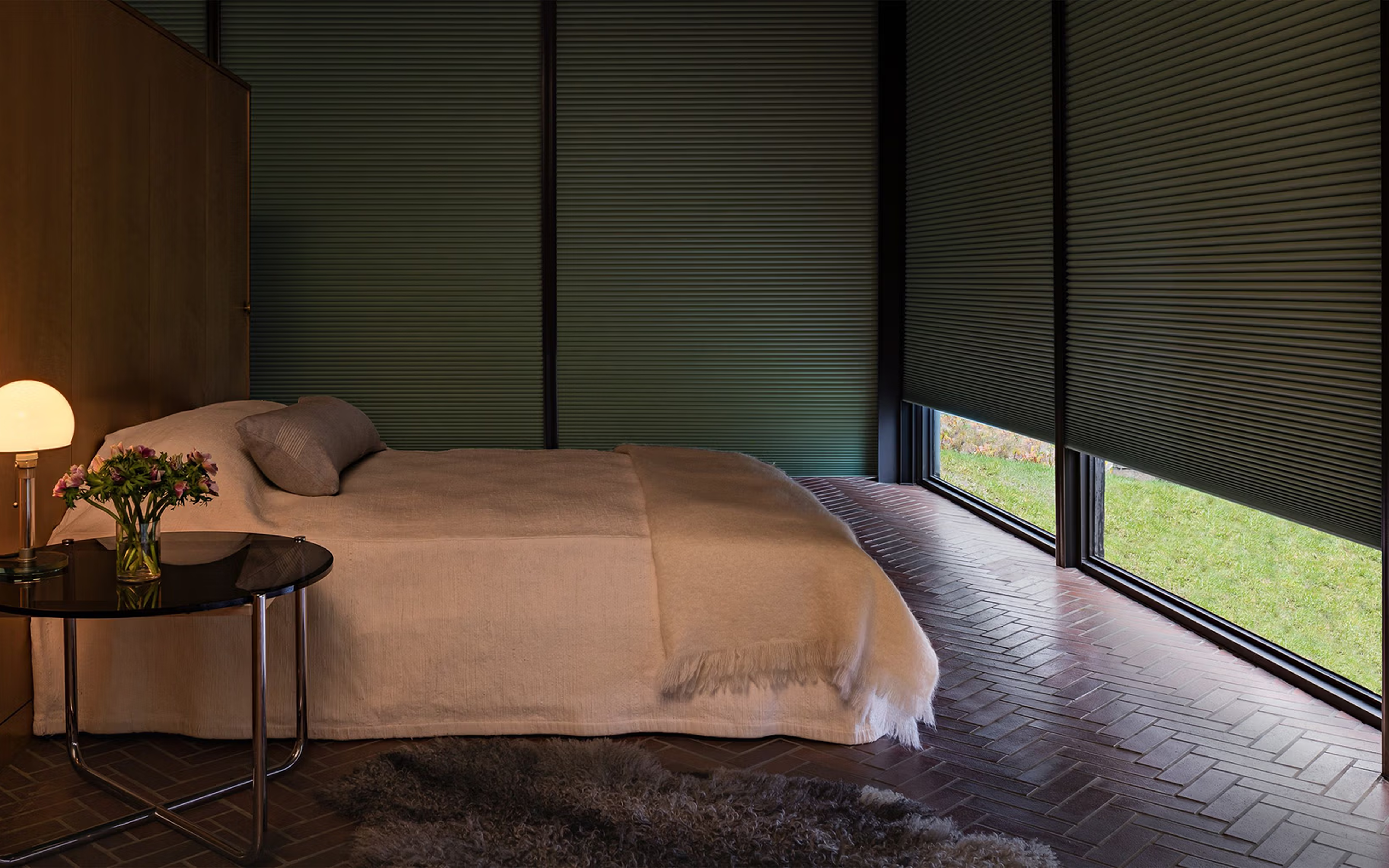 Bedroom shades from Hunter Douglas