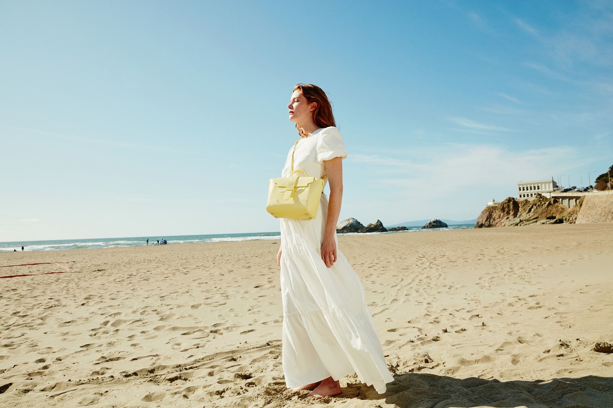 Yellow Bag on Beach